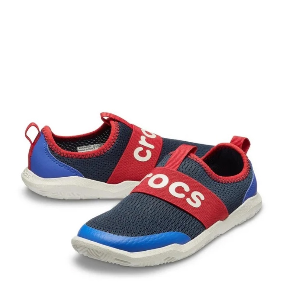 Crocs Kids Swiftwater Easy-On Logo Shoe Water Shoes Boys 10 unisex